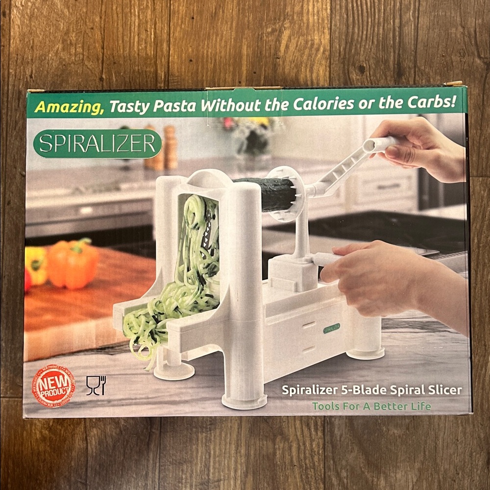 White 5-Blade Spiral Slicer